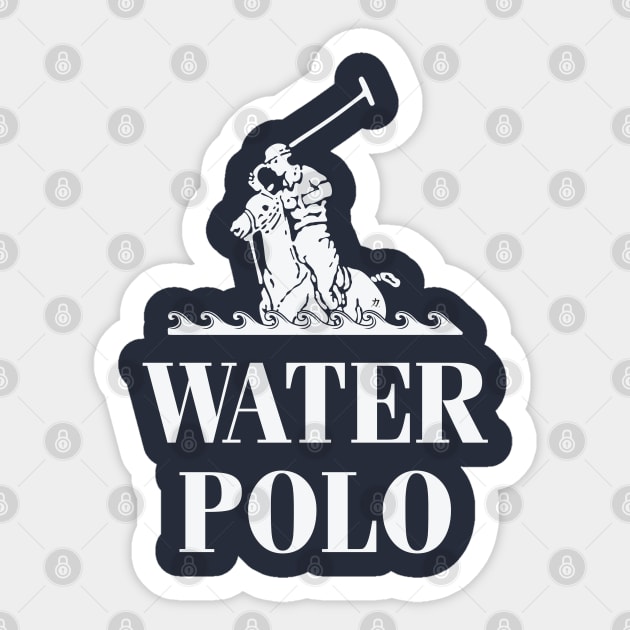 Water Polo - white Sticker by Anguru